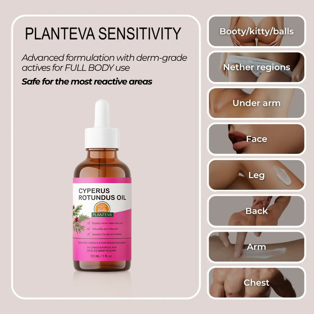 PLANTEVA™ Cyperus Rotundus – Root-Targeting Hair Reduction Serum